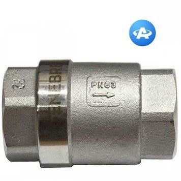 2" Клапан обратный муфтовый нержавующий пружинный Genebre 2416 09, Ду50, Ру63