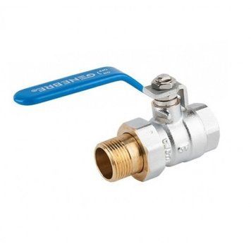 1 1/2" Кран шаровый муфтовый с американкой Genebre 3048 08, Ду=40 мм